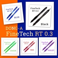 Dong-a Fine Tech RT 0.3 retractable gel pen per piece