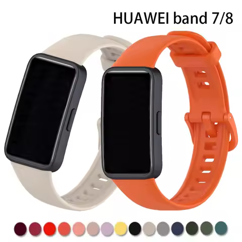 Strap For Huawei Band 8 Strap Accessories SmartWatch Replacement watchband Wristband Silicone correa