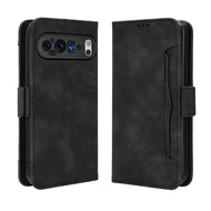 For Google Pixel 9 Pro 8A Fold 8 Pro 7A 6A  Pro 5A 5G 4A 5G 4A 4G 4 XL 3A XL 3 Lite 3 XL Premium Leather Wallet Leather Flip Multi-card slot Cover For Google Pixel 9 Phone Case