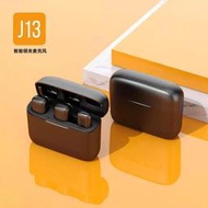 新款j13無線領夾麥克風一拖二手機網絡戶外收音降噪無線話筒