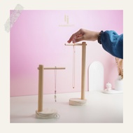 Jewelry Product Display Stand T-Shaped Wooden Ring Stand Bracelet Necklace Display/ Jewelry Stand