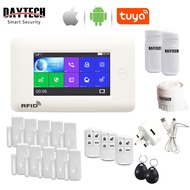 Daytech WIFI GSM Alarm System Full Touch Screen Home Security Alarm 433Mhz Panel with Sensor Detecto