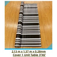 itop Alas Meja 2.13m x 1.37m x 0.28mm Table Cloth Untuk Night Bazaar Pasar Malam