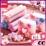 ❤ CC.Spring.Stationery ❤ Sakura shape Eraser/Gradient Eraser/Stationery/school supplies/gift/gift for kids/christmas gift/gift ideas/Student Stationery