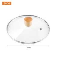Konco Frying Pan Lid Glass Pan Cover Universal Pan lid Household Transparent Wok Cover Explosion-pro