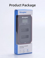 KingMa NB-13L Battery LCD Dual Charger For Canon PowerShot SX740 SX720 SX620HS G1X Mark III G9X G5X 