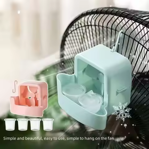 Electric Fan Cooling Storage Box Portable Floor Fan Non Perforated Fan Box Suspended Ice Cooler With