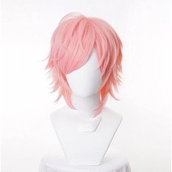 Uearlid Ayato Yuri Wigs Yarichin Bitch Bu Club Cosplay Short Layered Pink Heat Resistant Synthetic H