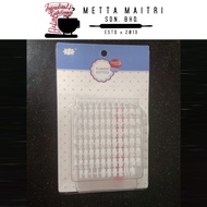 Metta Maitri Alphabet & Numbers Message Press Embosser Set Decorating Tool (1 Set)