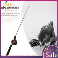[infinisteed.sg] Telescopic Ice Fishing Rod Ultra-Light Portable Fishing Rod Travel Fishing Pole