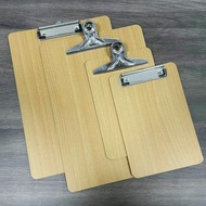 5pcs A4 Clipboards with Pen Holder A5 Writing Pad 16K File Board Wooden Menu Clipboard K0D9, Station