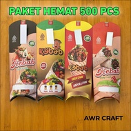 Kebab Wrap Size 24x9 cm Fill 500 Pcs / Kebab Wrap 500 pcs