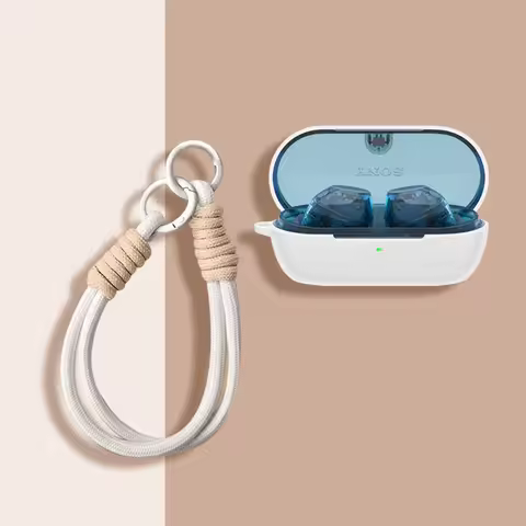 Suitable for Sony WF-C710N/WF-C510/WF-C500/WF-C700N Wireless Bluetooth Earphone Bag with Rope Silico