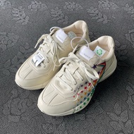 98新 gucci星星老爹鞋39.5碼無盒無塵袋 成色新磨損小