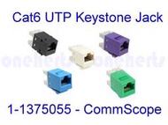 正品康普COMMSCOPE 1375055 安普AMP cat6 RJ45 keystone jack資訊插座 網路接頭