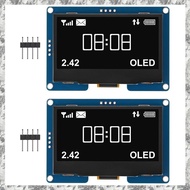 [I O J E] 2PCS 2.4" 2.42 Inch 128x64 OLED LCD Display Module SSD1309 128x64 4 Pin IIC  Serial Interf