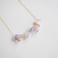 14kgf紫黃晶項鍊