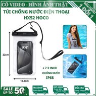 Túi Đựng Điện Thoại Chống Nước HX52 Hoco Kèm Dây ĐeoChống Nước IP68 An Toàn Sử Dụng Dưới MưaĐi BơiĐi