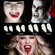 Halloween Vampire Fangs Fake Teeth with Teeth Glue Vampire Dentures Prop