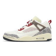 Nike Casual Shoes Jordan Spizike Low Men's Beige Red Retro Burst Crack [ACS] FQ1759-116