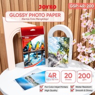 Glossy Photo Paper 4R Joyko GSP-4R-200 gsm Glossy Photo Paper Contents 20 Sheets