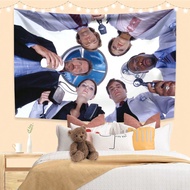 House M. D. House The Doctor A Group Of Doctors Are Watching You Flag Meme Flag Music Wall Hanging T