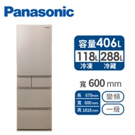 國際牌 Panasonic 406公升旗艦ECONAVI五門變頻冰箱 NR-E417XT-N1(香檳金)燦坤線上購物