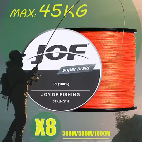 JOF 8 Strand 1000M 500M 300M 1000M Japan Super Strong PE Braided Fishing Line Multifilament Braid Th