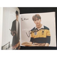 Real Signed Page Seventeen vernon from An Ode the Poet ver Album svt attacca your choice be face the