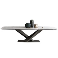 Nordic Marble luxury Creative dining table Simple desk home dining table and chair combination to ne