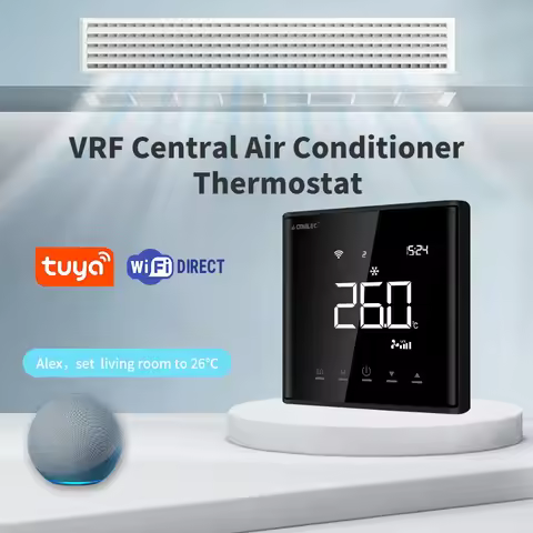 For Mitsubishi Electric Fujitsu(Ogeneral) Tuya Wifi VRF Air Conditioner Smart Thermostat For Google 