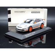 [MASH] Minichamps 1/43 Porsche 911 (997.1) GT3 RS Silver Orange