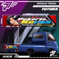 Stiker Decal  Pintu Bak Belakang Pick Up FUTURA / OLD CARRY / T120SS Custom Keren BISA REQUEST Gamba