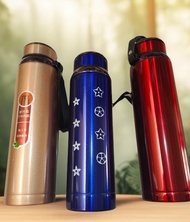 Botol Minum Thermos Stainless Steel Hot/ Cool/ termos Khusus Rijek Tanpa kotak /Botol Minuman Termos