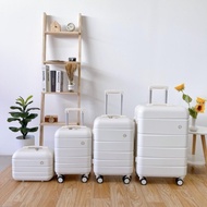 Cabin Suitcase Cabin Luggage Luggage Suitcase Colorful Travel Suitcase - Aurora White, BC 14 Inch