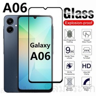 ส่งจากไทย ฟิล์มกระจกเต็มจอ ฟิล์มกระจกสำหรับ Samsung A06 GalaxyA06 FORSamsungA06 A 06 2024, ฟิล์มกันก