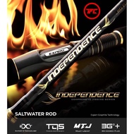 Expert Graphite Independence Light Jig Spinning & Casting Jigging Rod Fast