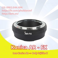 AR-FX Konica AR lens mount to FUJIFILM X body (Konica-FX Konica-Fuji AR-Fuji FX)