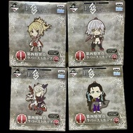 <#最後一套, 蝕本大減價, 如圖1套 全4種, 售$20/套, 絕版2017年#> BANPRESTO 一番賞 景品 [I賞 第四特異点 橡皮吊飾 莫德雷德 開膛手傑克 尼古拉·特斯拉 阿爾托莉亞]