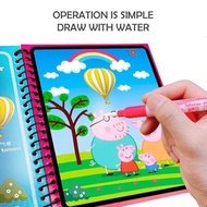 FOC Magic Pen Buku Pen Melukis Mewarna Kanak - Kanak Kids Magic Water Reusable Coloring Book