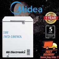 Midea Chest Freezer 186L WD-186WA / WD186WA 冷冻厨 / 冰柜 ❗️Ready Stock❗️