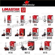 LIMASTAR 12Volt H1 H3 H4 H7 H8 H11 H15 H16 9005 9006 Headlight Halogen Bulb Mentol Lampu Fog Lamp Ca