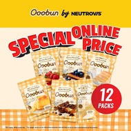 [SPECIAL ONLINE PRICE] Ooobun by Neutrovis HALAL Mix Flavoured Toast 12 Packs – Premium Fresh Baked 