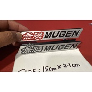 Emblem grill front bumper mugen honda stream rsz rn1 rn6 city gm6 jazz gk gk5 civic fd fc fe mugen p
