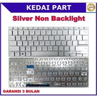 Asus Vivobook 14 A1404 A1402 A1402z A1402za A1404va A1404z A1404za M1403 B1402 Silver Keyboard