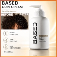 SG In Stock NEW Based Bodyworks Curl Cream Instant Definition |  Hydration& Curl Cream For Daily Hai