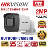 HIKVISION DS-2CE16D0T-EXIF 2.0MP 3.6MM 2.8M BULLET CAMERA 2MP 1080P OUTDOOR CAMERA CCTV CAMERA