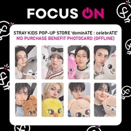 STRAYKIDS dominATE : celebrATE POP-UP MD PURCHASE GIFT PHOTOCARD