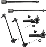 YMAUGP Front Sway Bar Links + Inner Outer Tie Rods for 2004-2007 Ford Freestar For Mercury Monterey 