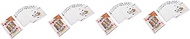 Toyvian 4 Sets Giant Playing Cards Jumbo Poker Playing Cards Large Poker Playing Cards Super Big Poker Large Deck Playing Cards for Adults Poker Cards Huge Aldult Coated Paper Decorations